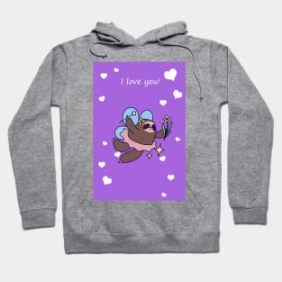 "I Love You" Fairy Sloth Hoodie